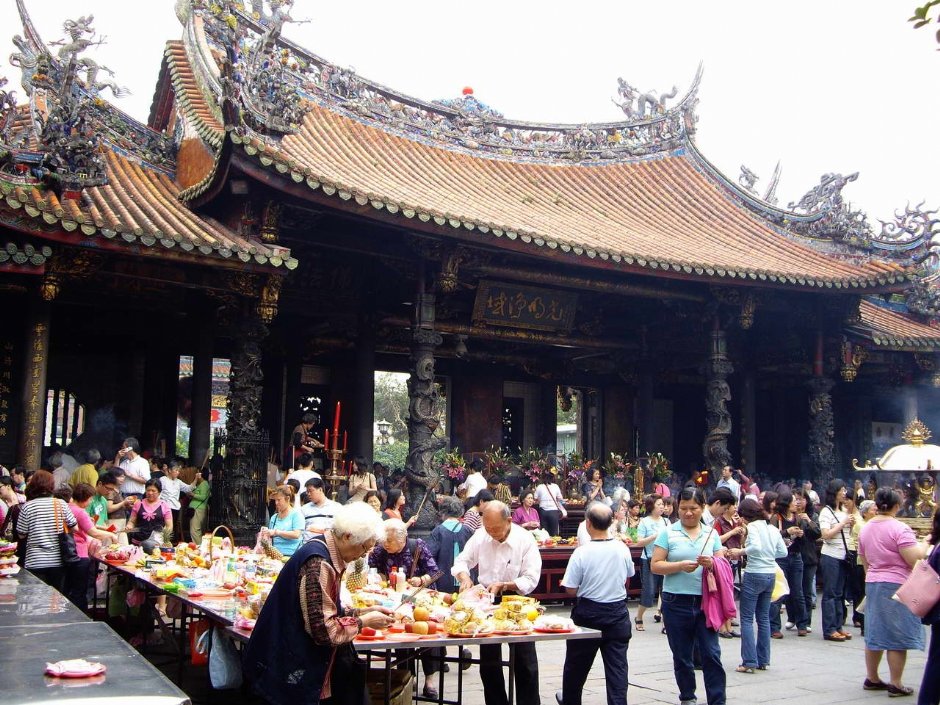 龍山寺之景 攝影：老山羊部落格