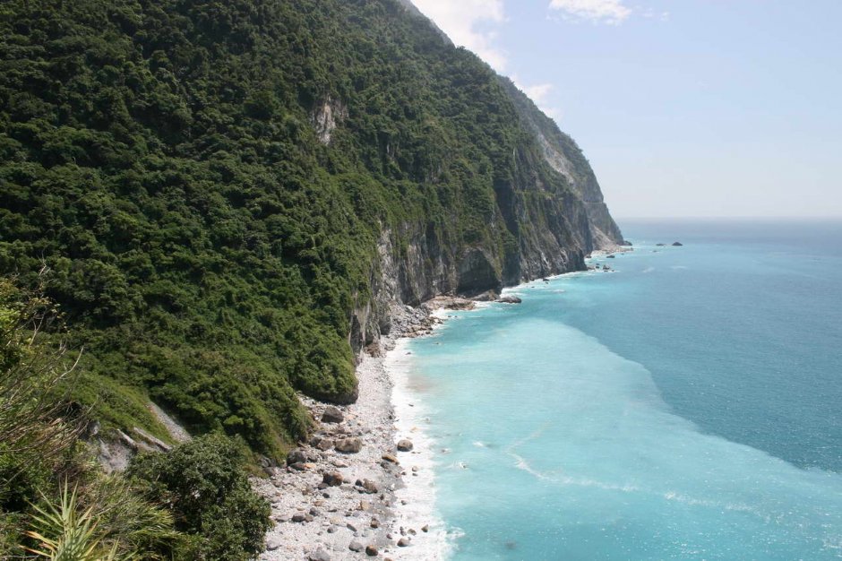 清水斷崖與海岸天色 攝影：老山羊部落格