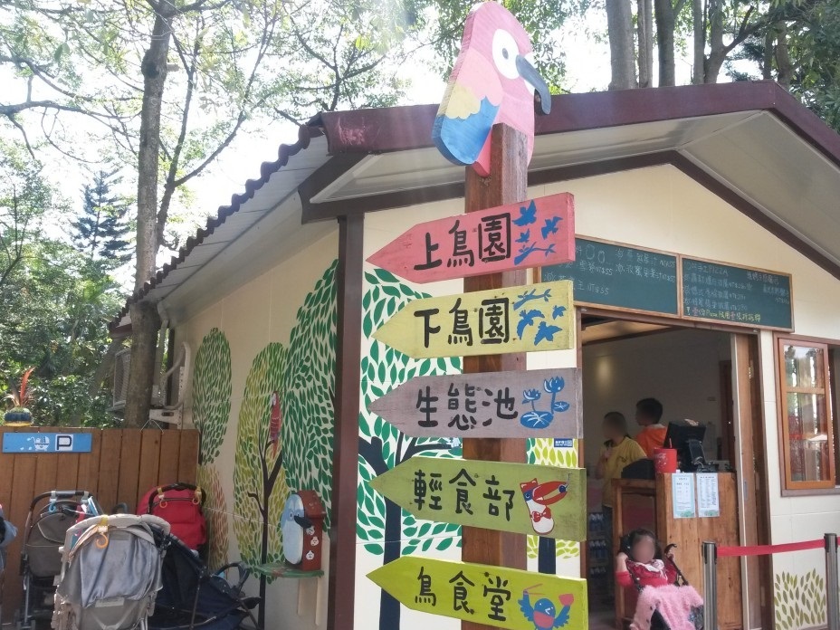 森林鳥花園指示牌 攝影：mylovefamily.tw