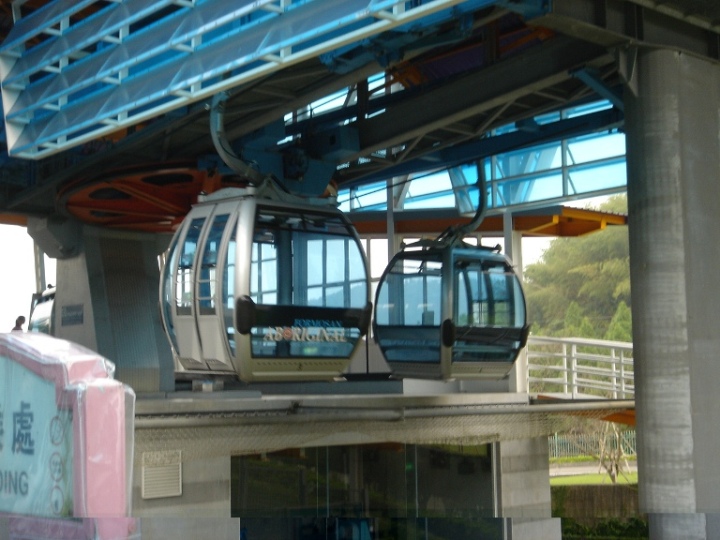 日月潭纜車 攝影：陳美吟