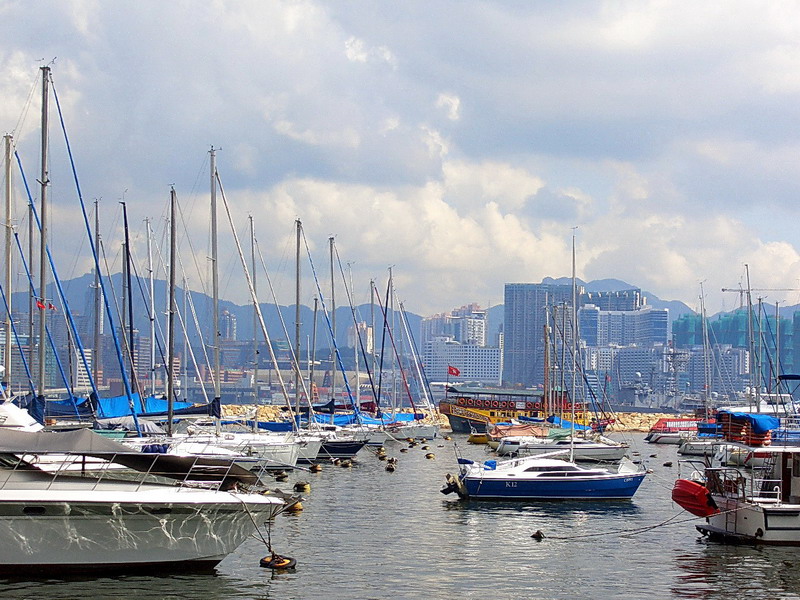 銅鑼灣港口 攝影：王世傳