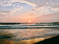 漁光島夕陽<br/> 攝影：漁光島藝術節 提供