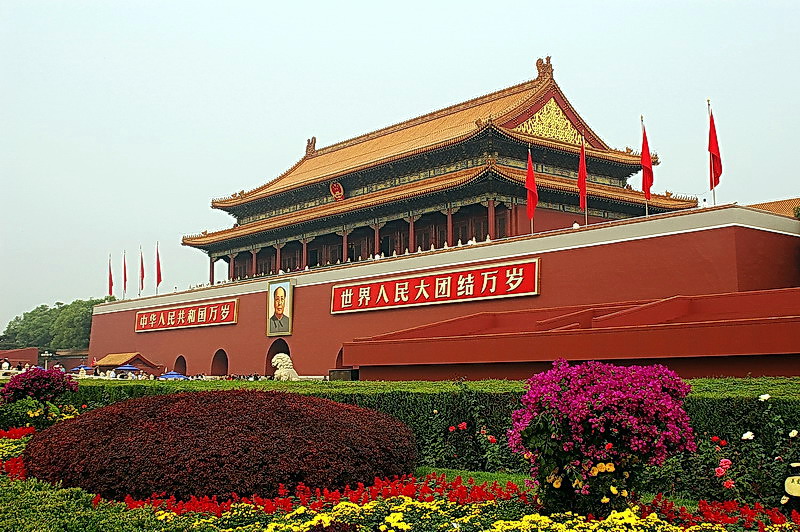 近拍天安門 攝影：蔡錦城