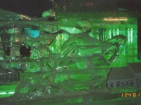 巧緻的冰雕作品<br/> 攝影：朱志宏