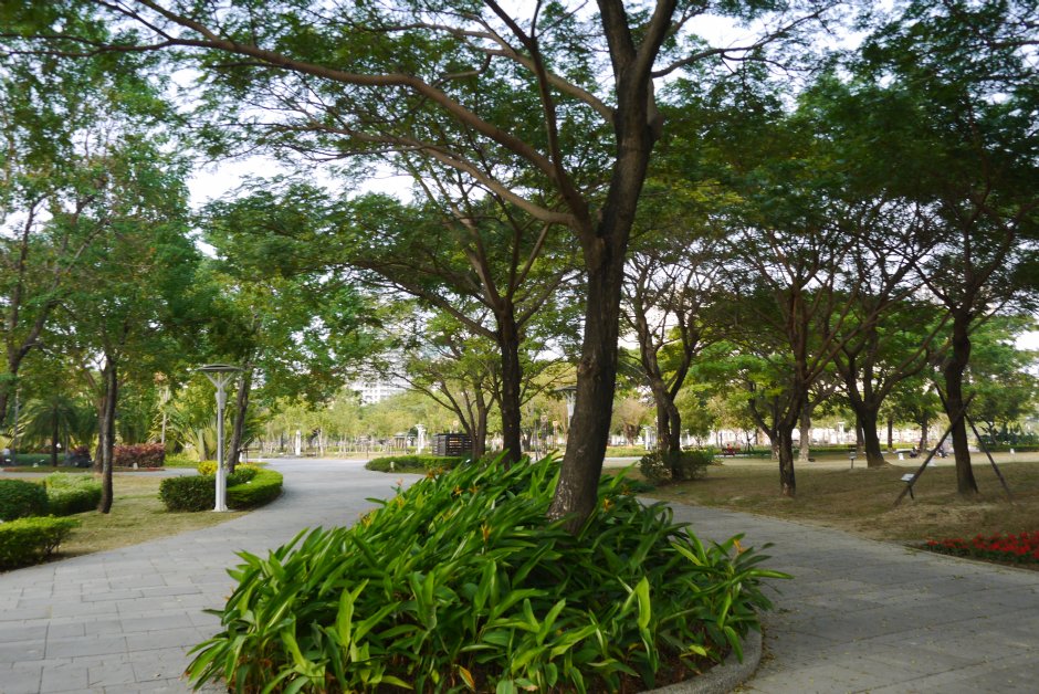 凹仔底森林公園徒步休憩空間 攝影：旅遊王攝影組