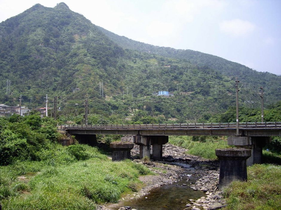 海濱公園看北宜線鐵路風光 攝影：老山羊部落格