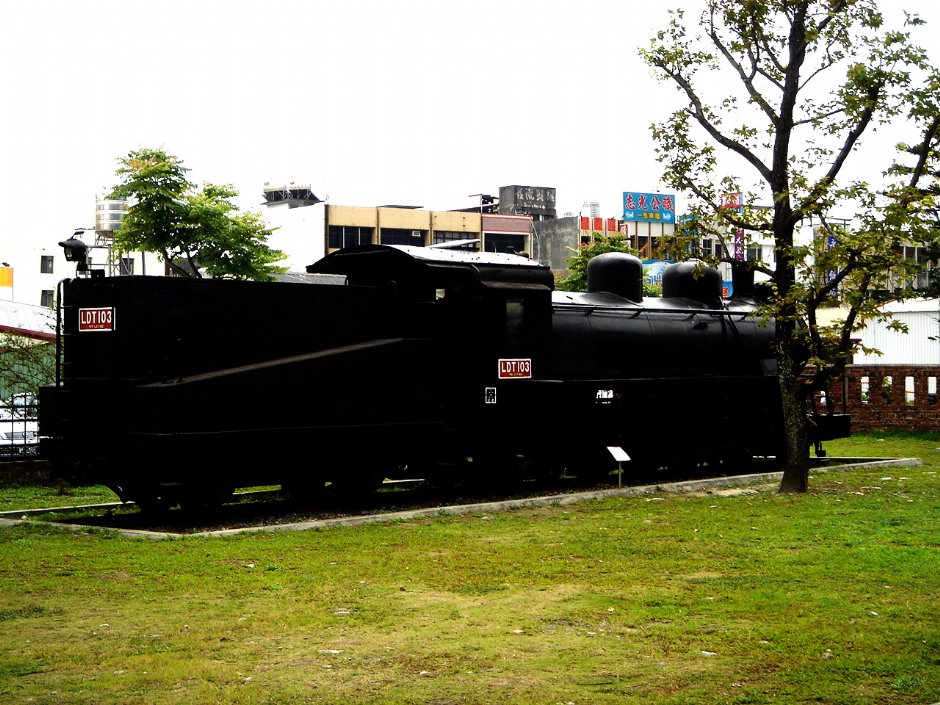 小火車頭展示 攝影：余燕鳳