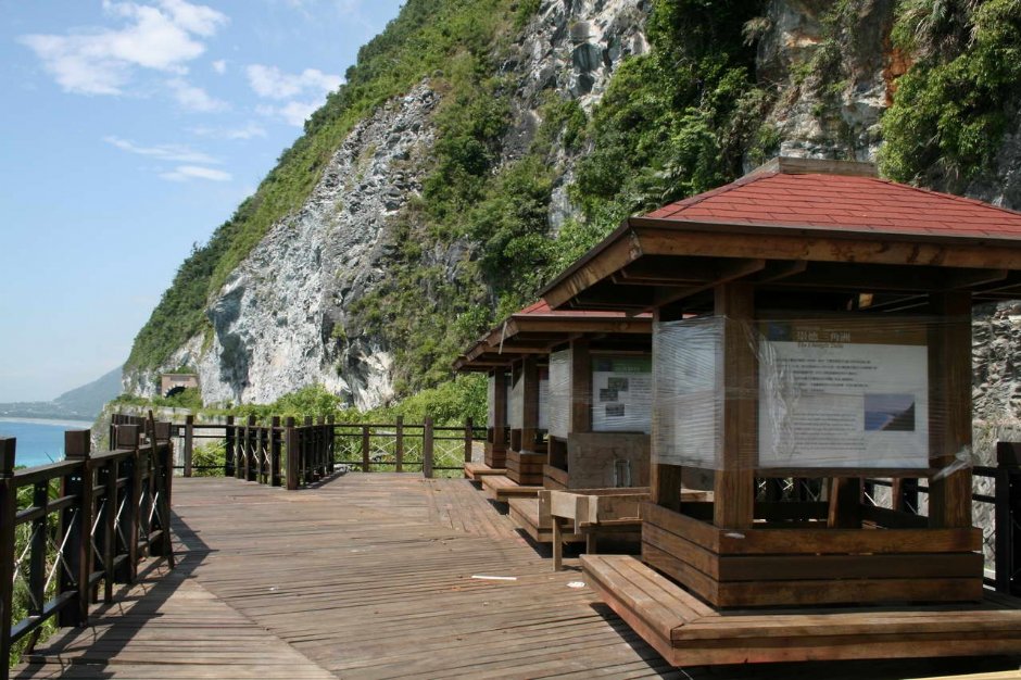 大清水服務區木棧道 攝影：老山羊部落格