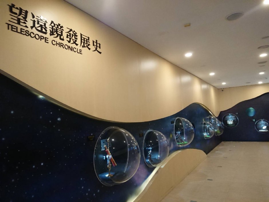 天文觀測館-望遠鏡發展史 攝影：南瀛天文館官網