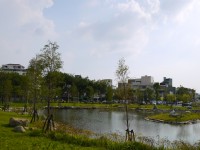 岡山中山公園月眉池<br/> 攝影：三井