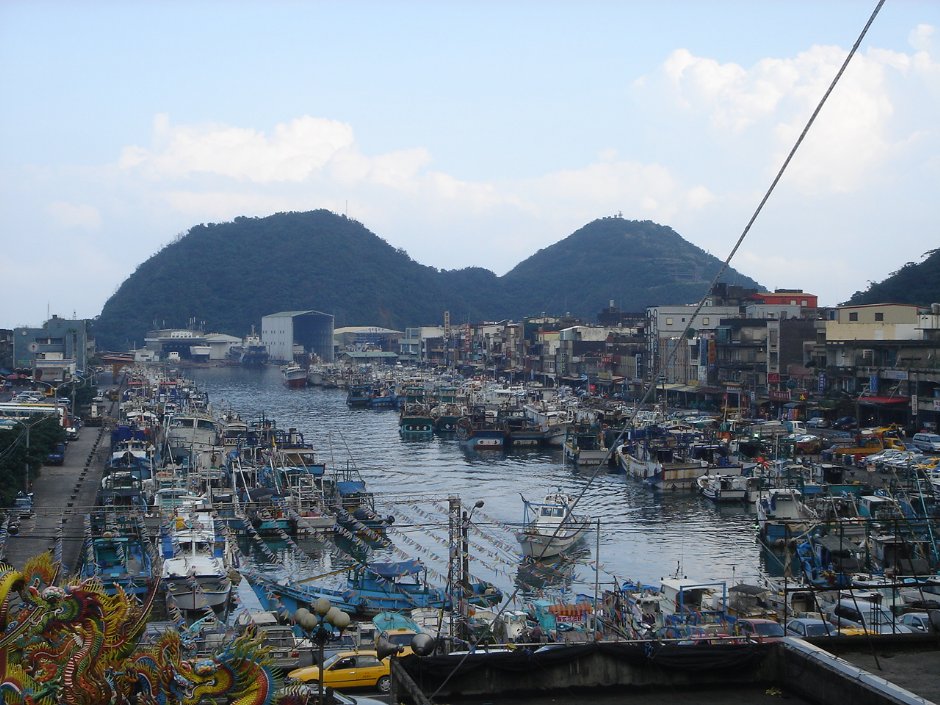 南天宮遠眺漁港 攝影：余燕鳳