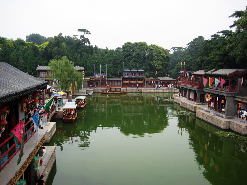 頤和園-蘇州街的江南水鄉風格 攝影：方盛文