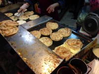 香味四溢的蔥抓餅<br/> 攝影：陳皮梅