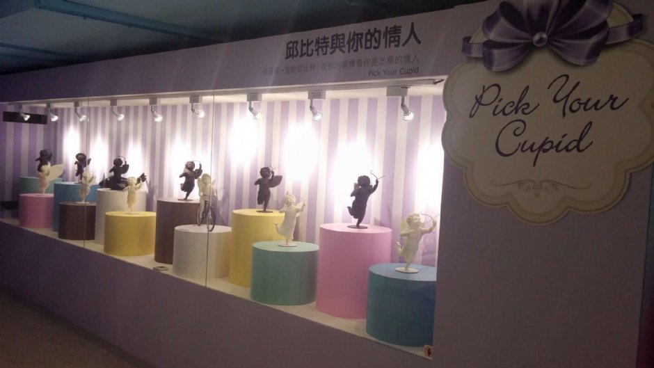 爱情区摆饰 摄影：世界巧克力夢公園