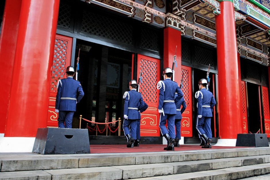 衛兵交接 攝影：陳銘祥