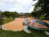 新勢公園有多項休憩設施<br/> 攝影：桃園市政府觀光旅遊局 提供