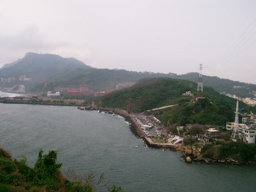 從旗後燈塔遠眺西子灣空照 攝影：eva隨手拍