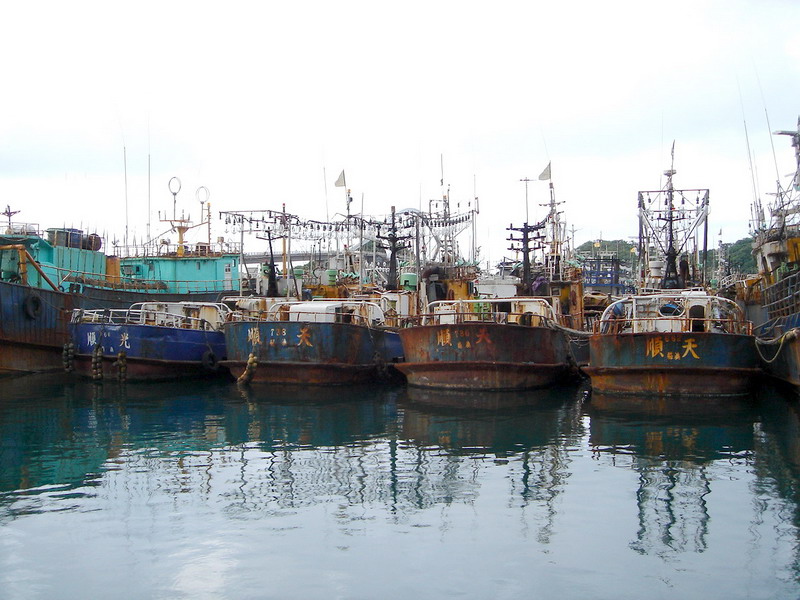 外港遠洋漁船 攝影：余燕鳳
