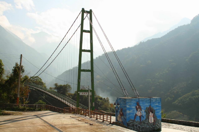 東埔村觀光吊橋 攝影：老山羊部落格
