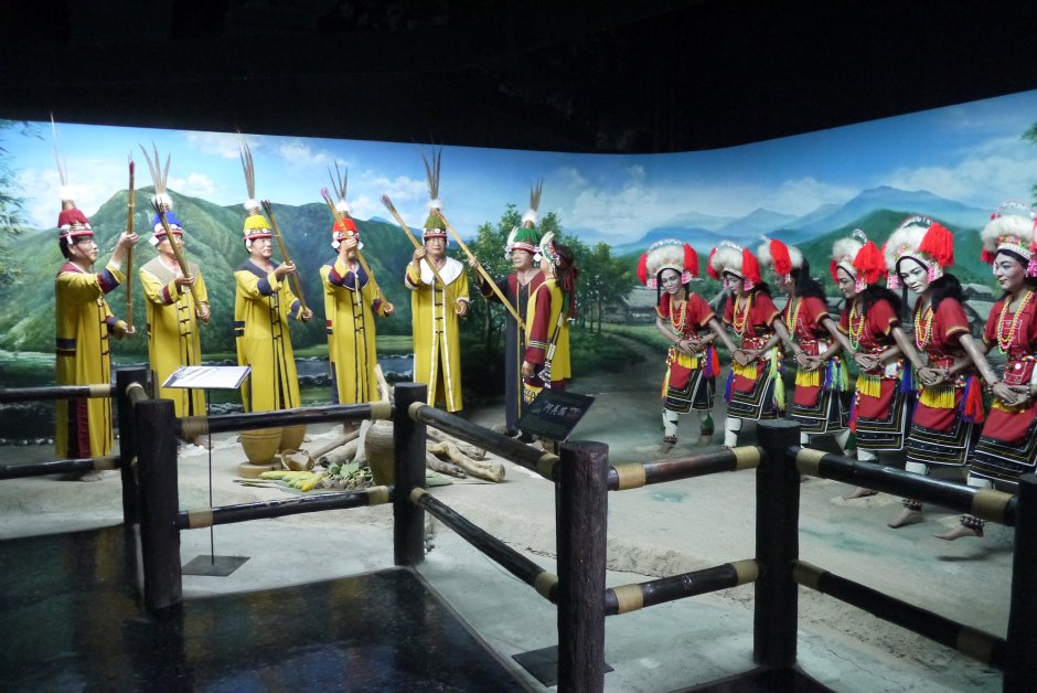 園區生活館展示蠟像 攝影：旅遊王攝影組
