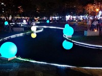 萬坪公園為每年新北歡樂耶誕城展區之一<br/> 攝影：Eva隨手拍 (資料照片)