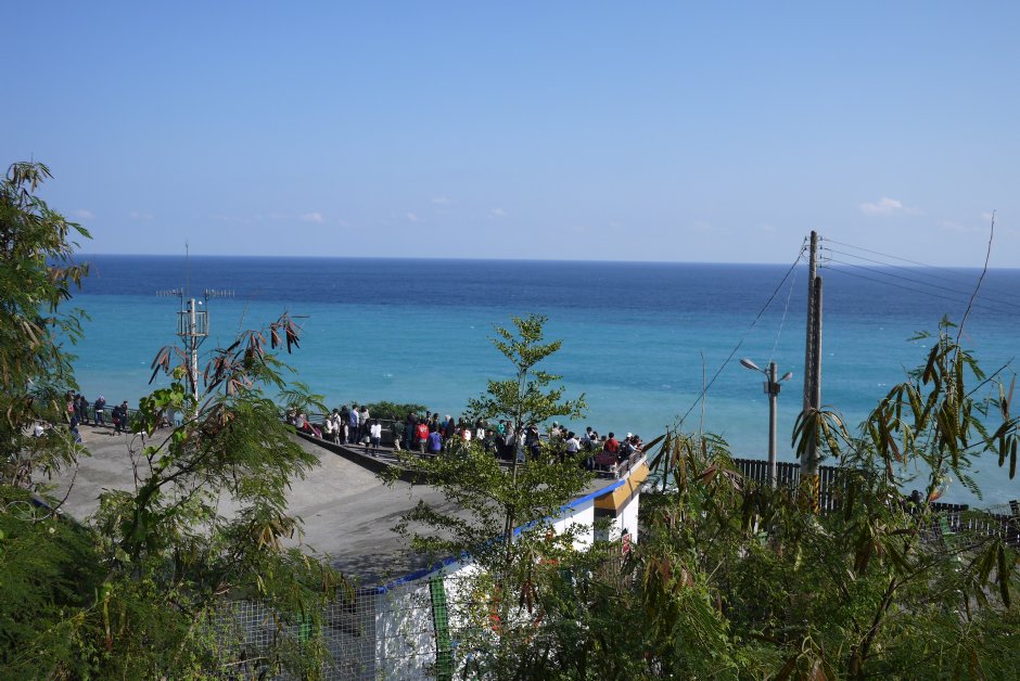 多良觀光車站觀海 攝影：旅遊王攝影組