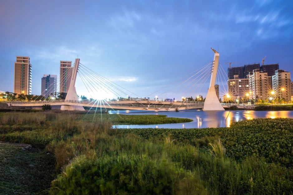 青塘園夜景 攝影：桃園市政府觀光旅遊局