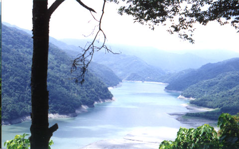 明湖水庫湖景 攝影：南投縣政府