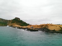 從海上看野柳<br/> 攝影：Eva隨手拍
