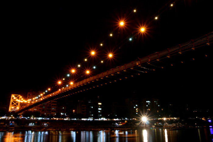 碧潭吊橋夜景 攝影：陳銘祥