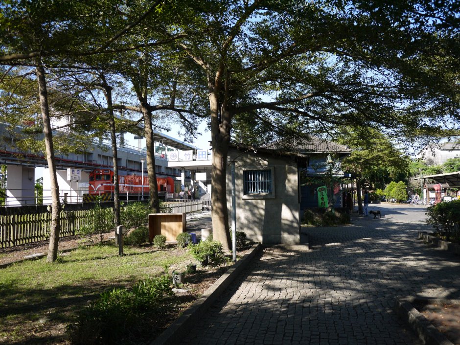 舊竹田車站木造站房 攝影：旅遊王攝影組