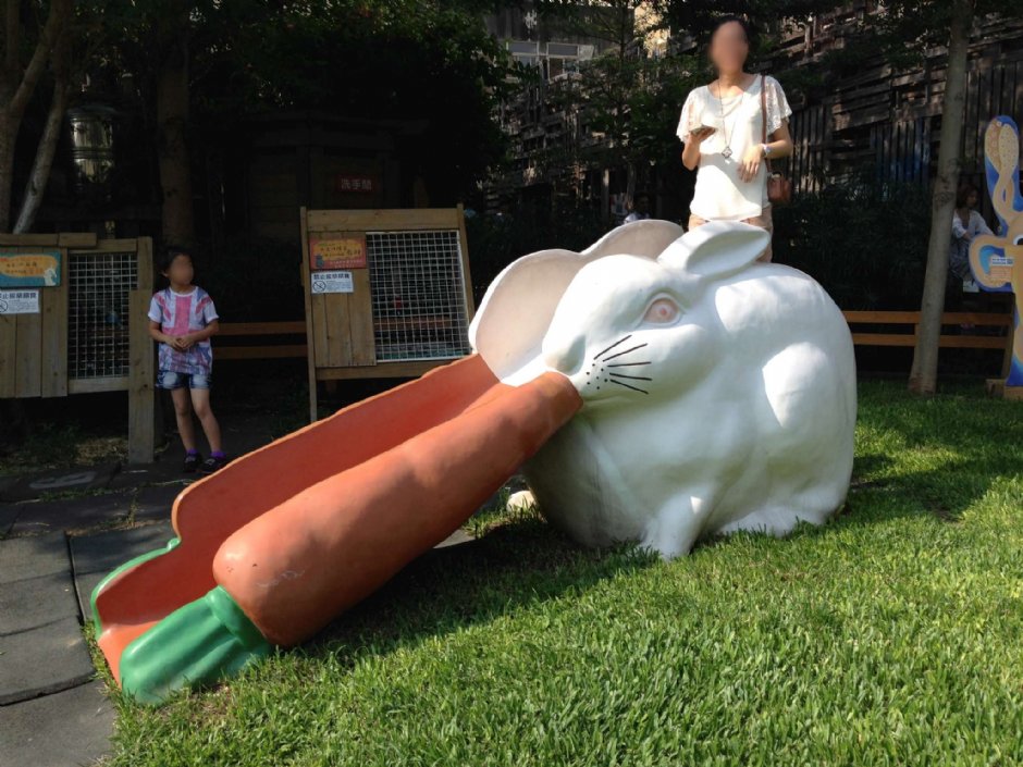 園內充滿童趣設施 攝影：陳皮梅