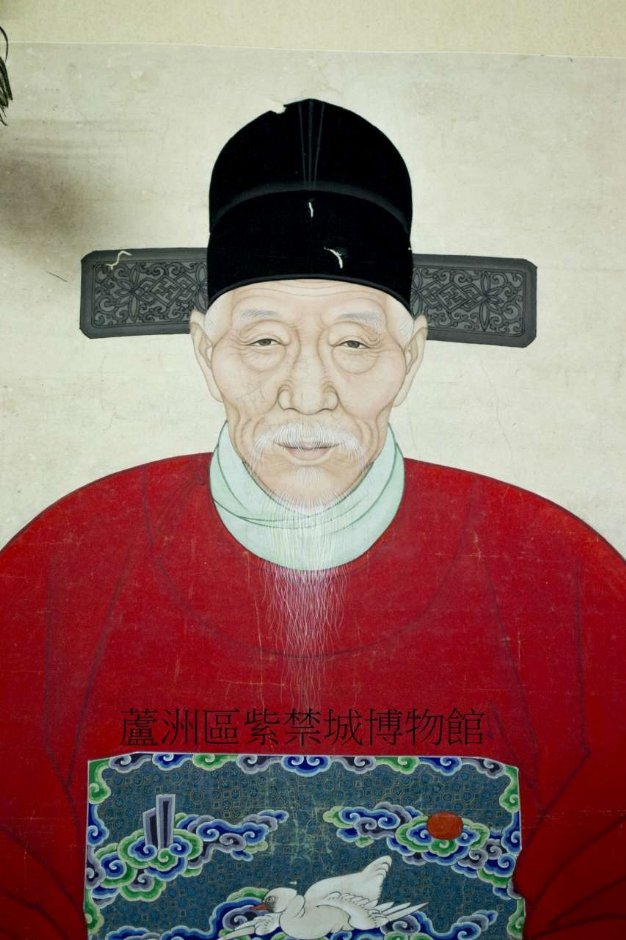 明朝-文官像畫(礦物彩) 攝影：紫禁城博物館 提供