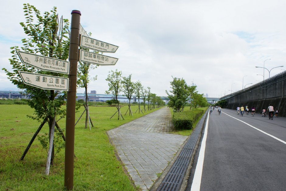 江子翠河口景觀河濱公園 攝影：Eva隨手拍