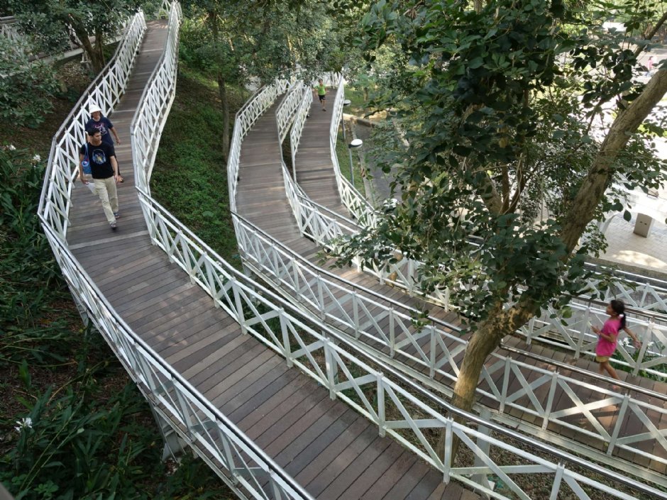 竹崎親水公園(天空走廊) 攝影：陳美吟
