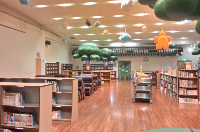 閱覽室 攝影：新北市立圖書館