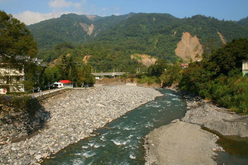 荖濃溪優美風景 攝影：老山羊部落格