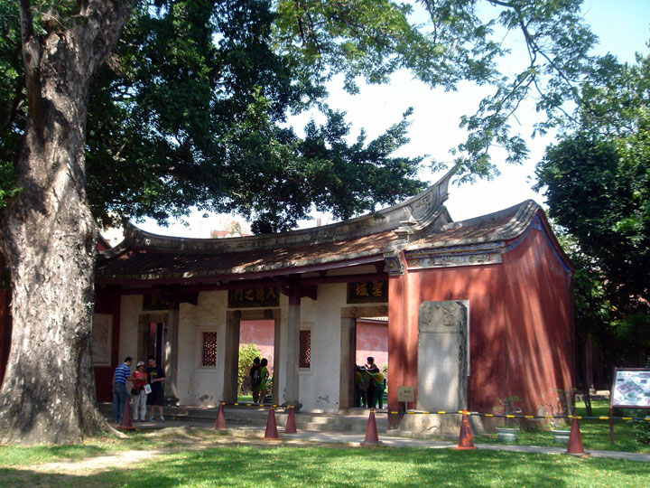 台南孔廟充滿風味的傳統閔南式建築 攝影：陳美吟
