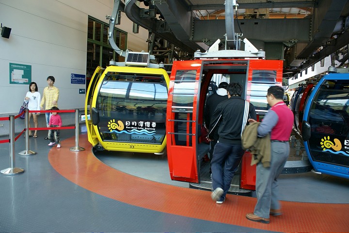 日月潭纜車 攝影：Eva隨手拍