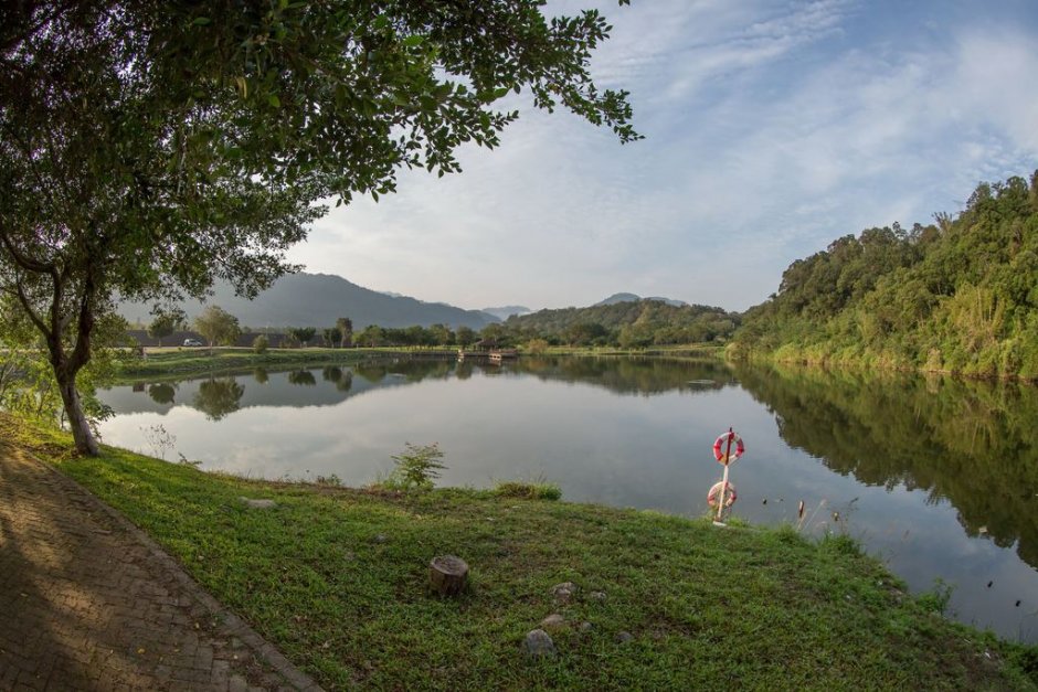 湖光山景層層綿延 攝影：桃園市政府觀光旅遊局 提供