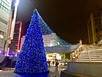 2019年「耶！心中山」聖誕布景為全新啟用的心中山線形公園增添話題<br/> 攝影：Eva隨手拍