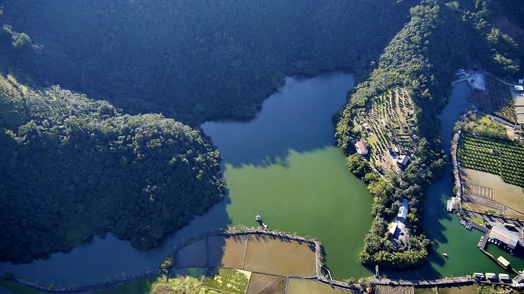 空中鳥瞰園區 攝影：大湖風景遊樂區 提供