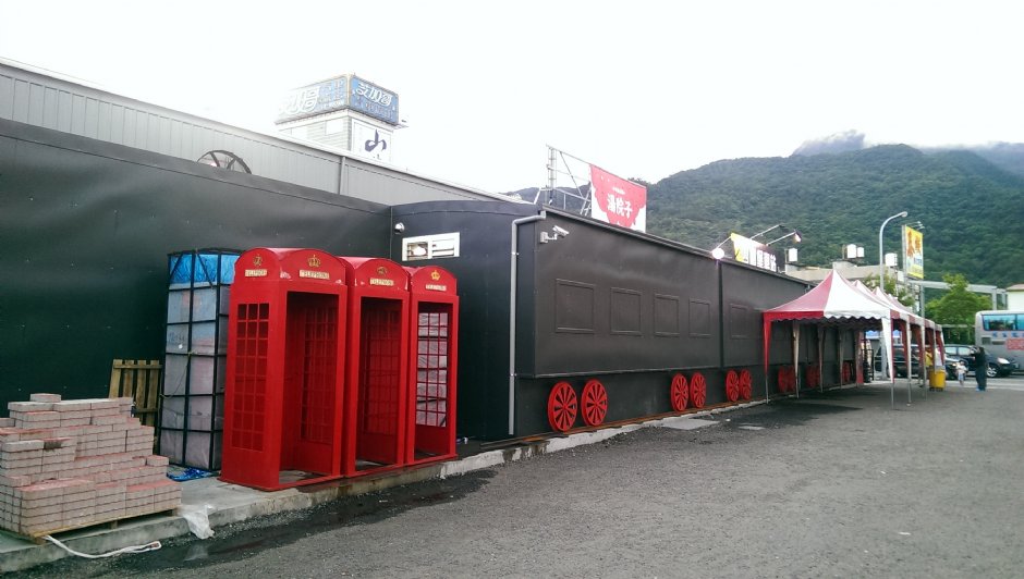 四圍堡車站 攝影：Eva隨手拍