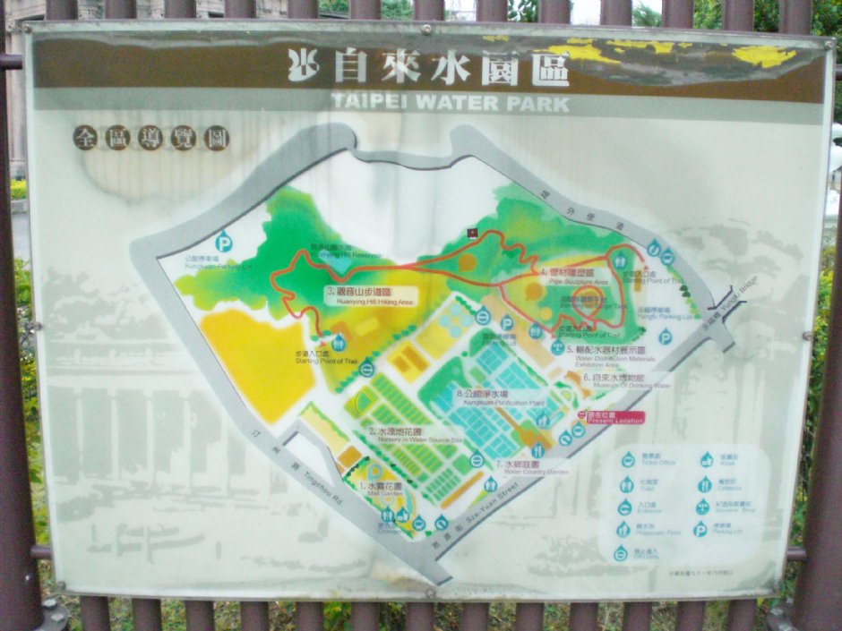 全區導覽圖 攝影：amo