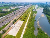 筏子溪迎賓水岸廊道<br/> 攝影：台中觀光旅遊網 提供