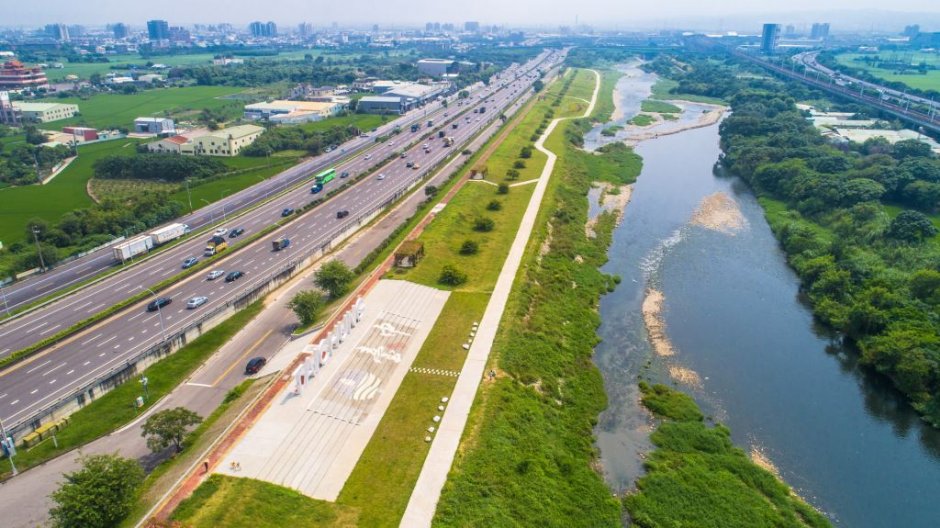 筏子溪迎賓水岸廊道 攝影：台中觀光旅遊網 提供