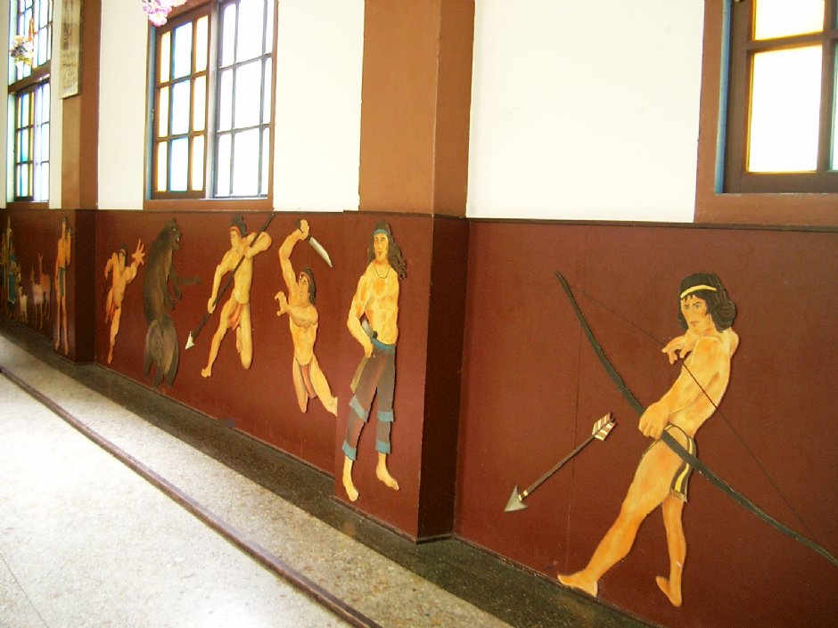 天主堂內壁畫 攝影：Eva隨手拍
