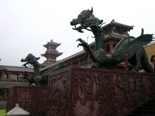影視基地一景 攝影：北有九寨溝，南有蘇杭