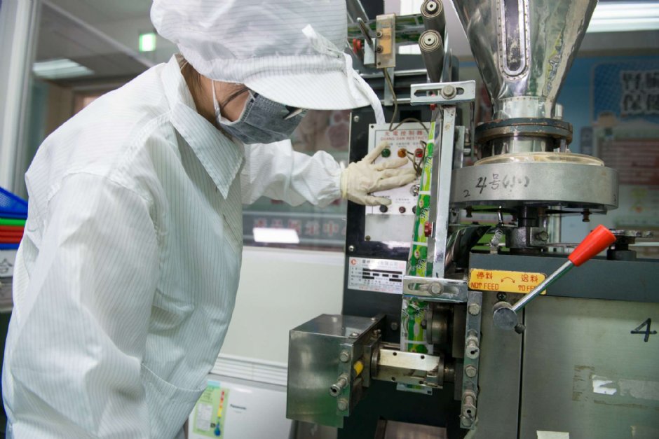 自動化生產 攝影：立康健康養生觀光工廠