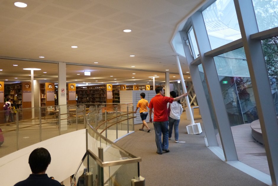 總館天井 攝影：旅遊王攝影組